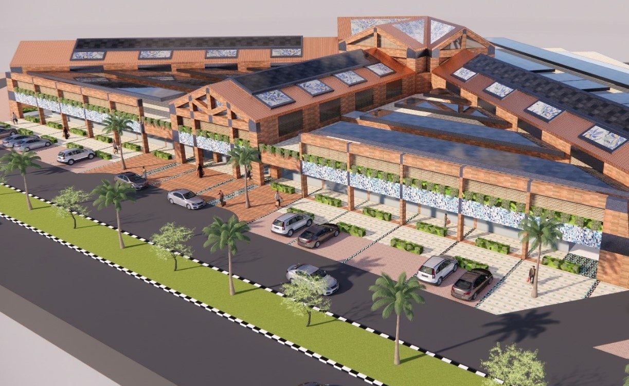 Architectural concept render: The Grand Shopping Mall, Multan